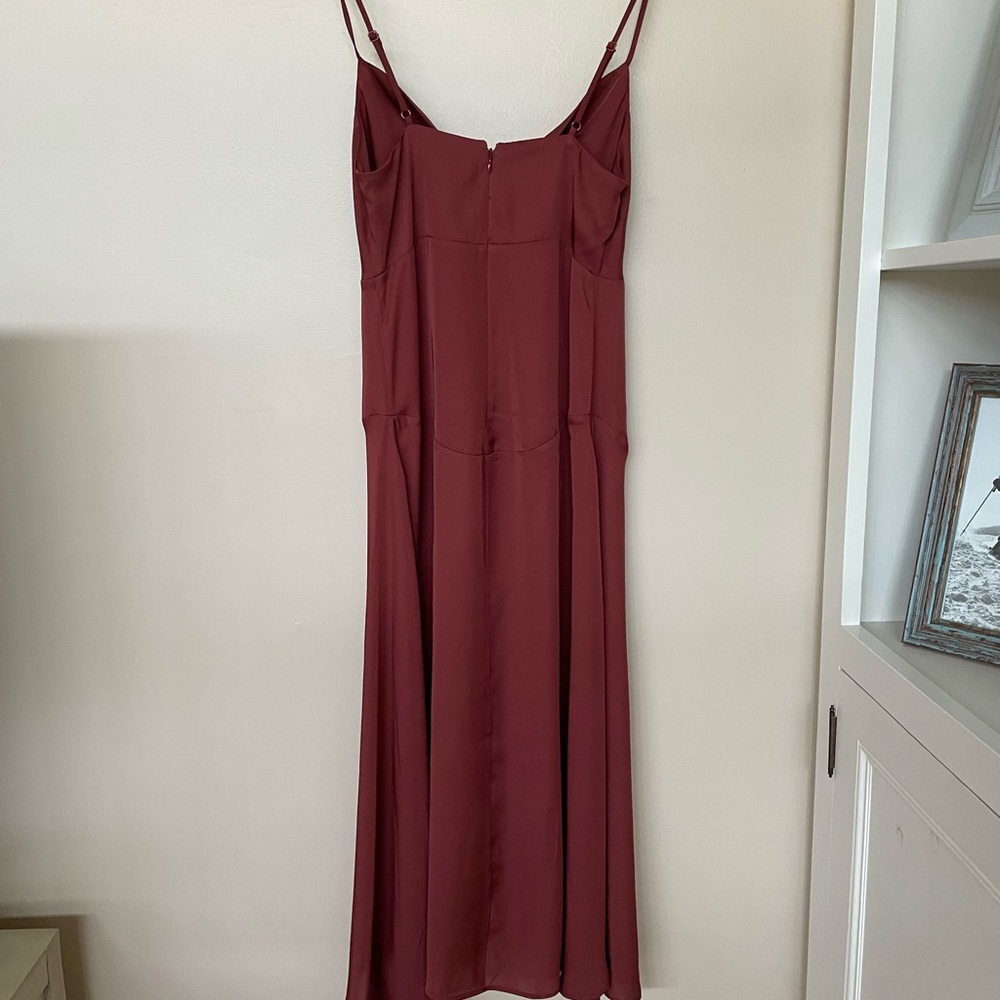 Express rust midi Dress - Picture 2 of 4